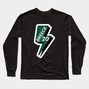 Breece Lightning NY Jets 20 Long Sleeve T-Shirt